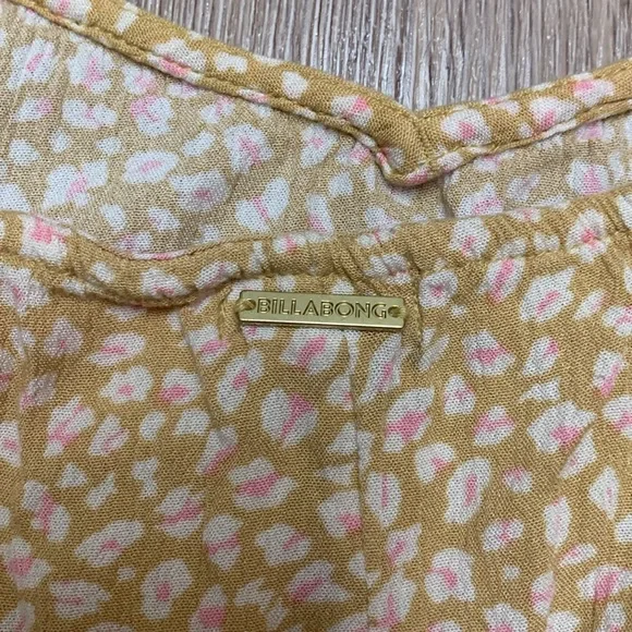 Billabong floral yellow dress large - Picture 5 of 7
